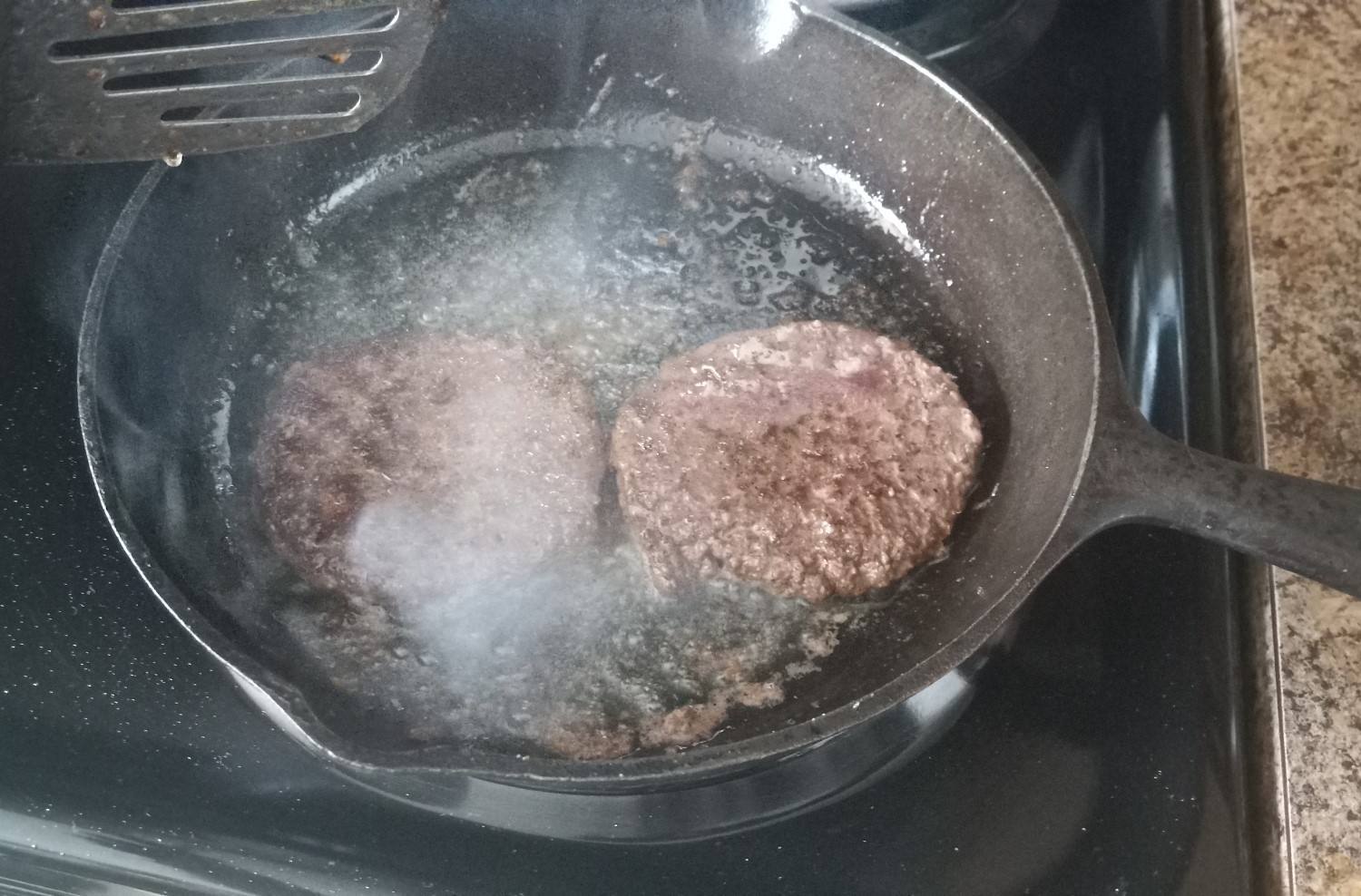 black cast iron skillet